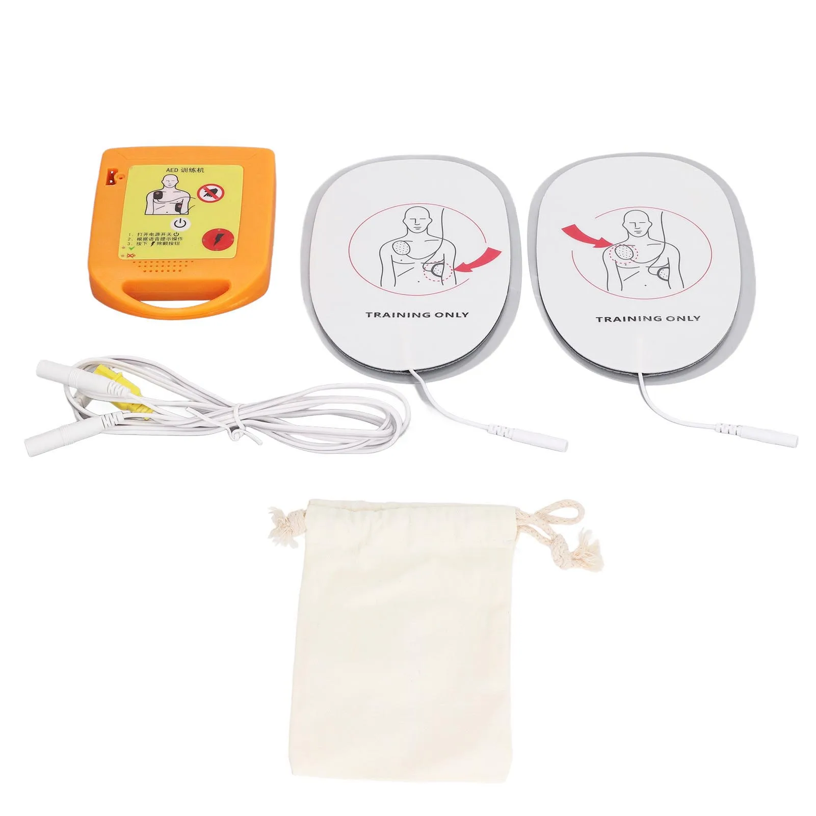 AED vzdelávacie Zariadenia Opakovane Jednoduché Použitie Externý Defibrilátor trenažér Prenosný Mini Profesionálny Kompaktný pre Školy Obrázok 0