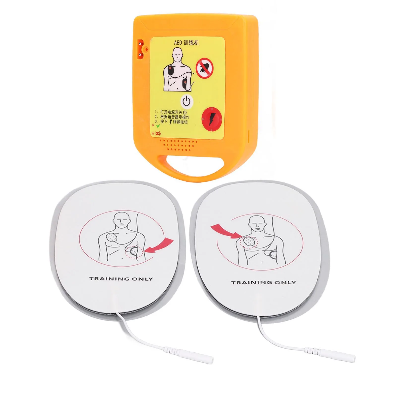 AED vzdelávacie Zariadenia Opakovane Jednoduché Použitie Externý Defibrilátor trenažér Prenosný Mini Profesionálny Kompaktný pre Školy Obrázok 1