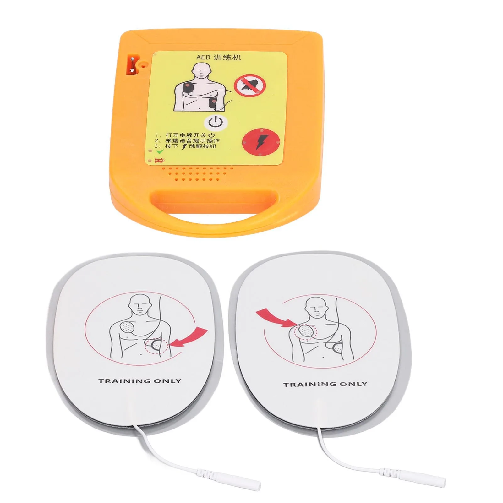 AED vzdelávacie Zariadenia Opakovane Jednoduché Použitie Externý Defibrilátor trenažér Prenosný Mini Profesionálny Kompaktný pre Školy Obrázok 3