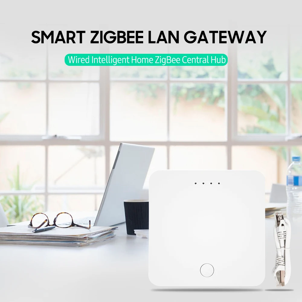 Smart ZigBee Bránou pevnej sieti Brána Inteligentných Domov ZigBee Centrálny Hub APLIKÁCIE Ovládanie Časovač so Sieťový Kábel, USB Kábel Obrázok 3