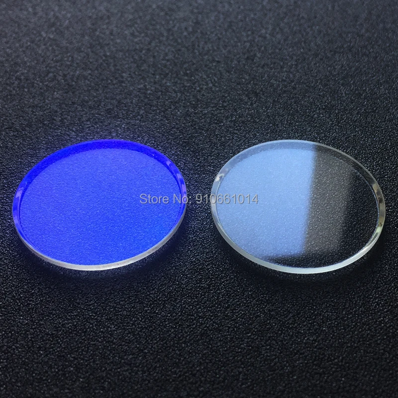 [ŽIADNE.44] Ploché 32*2,5 mm MOD Minerálne Hodinky Crystal Objektív Sklo Modrej Farbe AR Pre Seiko Časti Obrázok 4