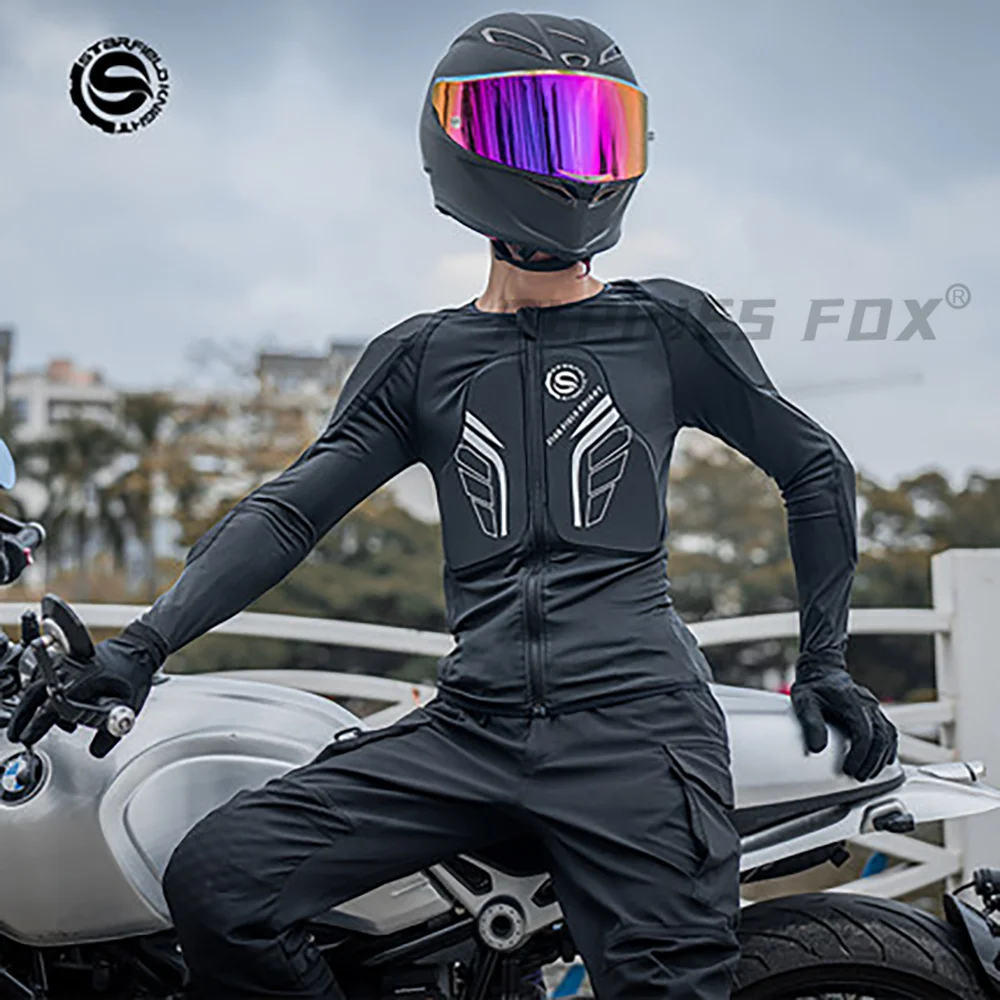Nové Pretekárske Motocykle Bunda Brnenie Moto Ochrana ATV, MTB Motocross Chránič Oblečenie, Ochranné odevy Bundy na Motocykel Obrázok 1