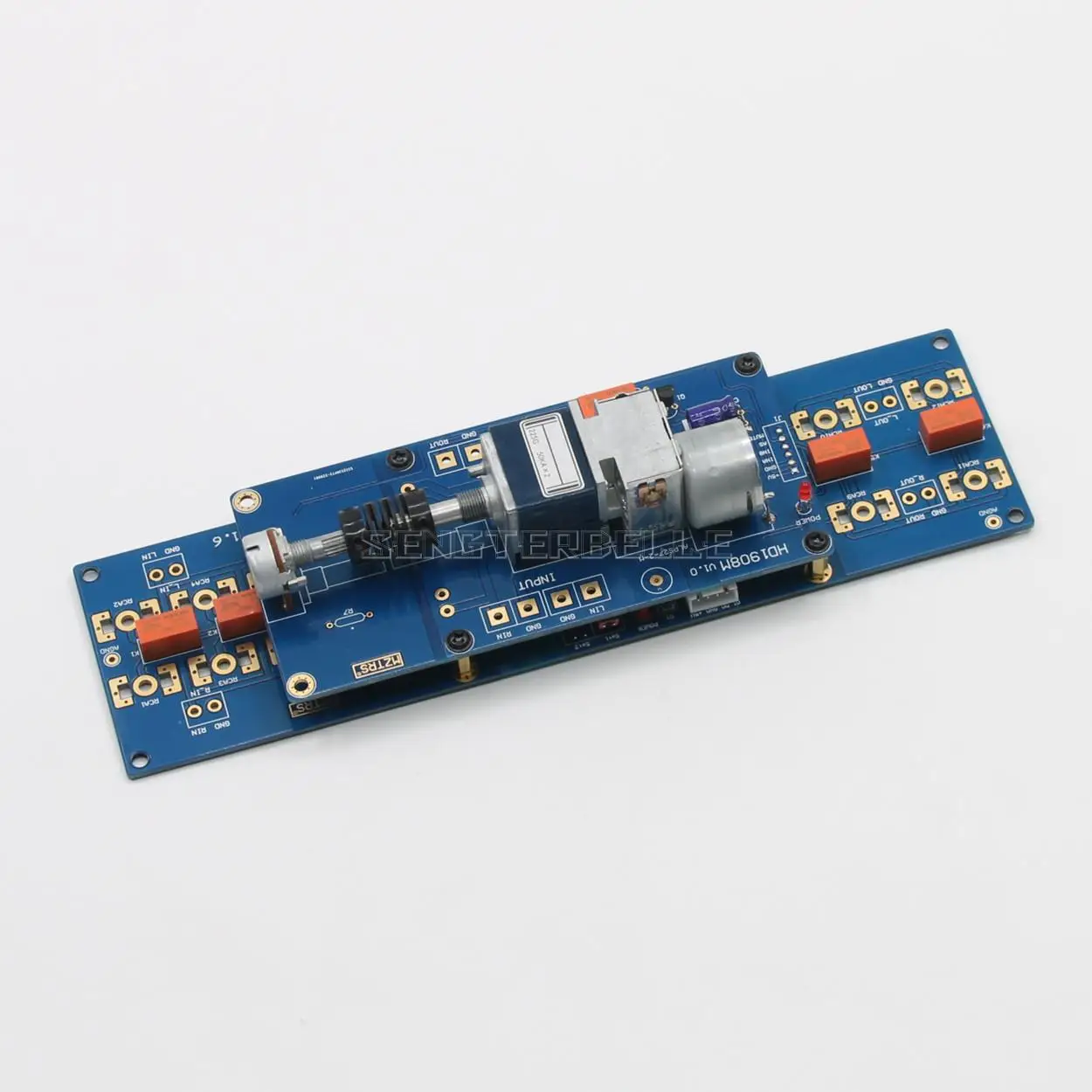 HI-ENG ALPS27 Motor Potenciometer Infračervené Diaľkové Ovládanie Hlasitosti Rady urob si sám HiFi 4 V 2 Z Domácej Audio Zdroja Zvuku Switcher Obrázok 3