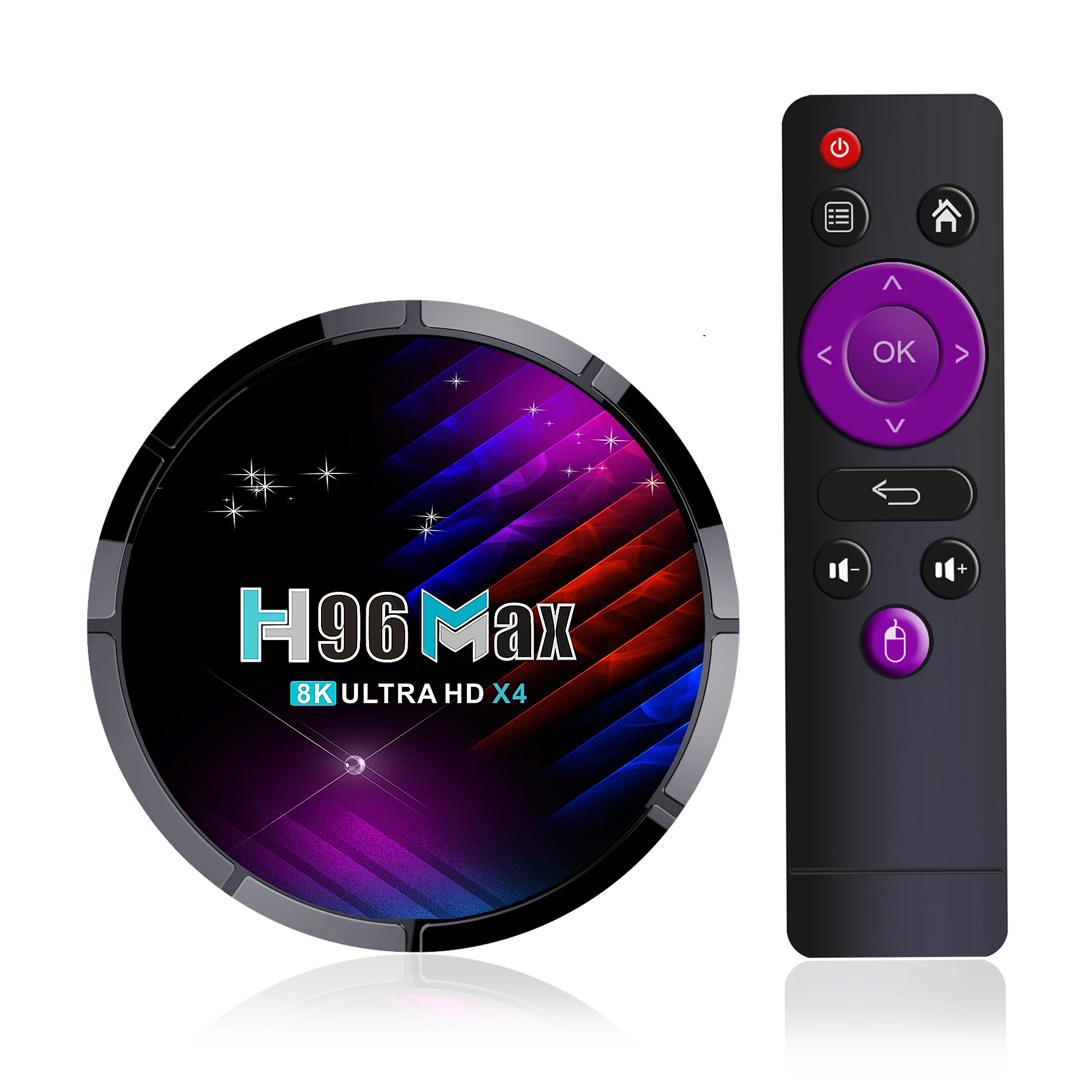 H96 MAX X4 TV Box Android 11.0 Amlogic S905X4 2.4 G/5G Wifi BT4.0 8K AV1 H. 265 3D Set-Top Box Media Player Obrázok 0