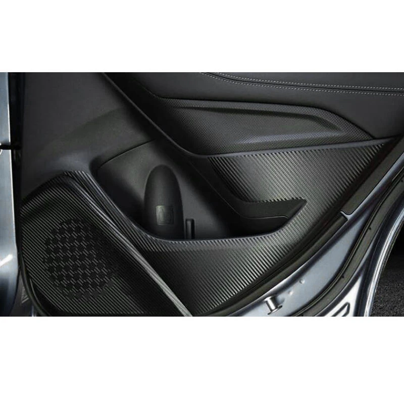 4Pcs/Set Dvere Auta Anti-Kop Nálepky Auto Kryt Interiérové Doplnky Nová karbónová Nálepka pre Subaru Forester Obrázok 3