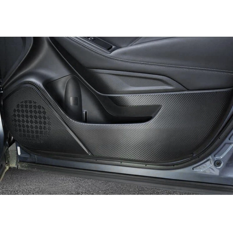 4Pcs/Set Dvere Auta Anti-Kop Nálepky Auto Kryt Interiérové Doplnky Nová karbónová Nálepka pre Subaru Forester Obrázok 4