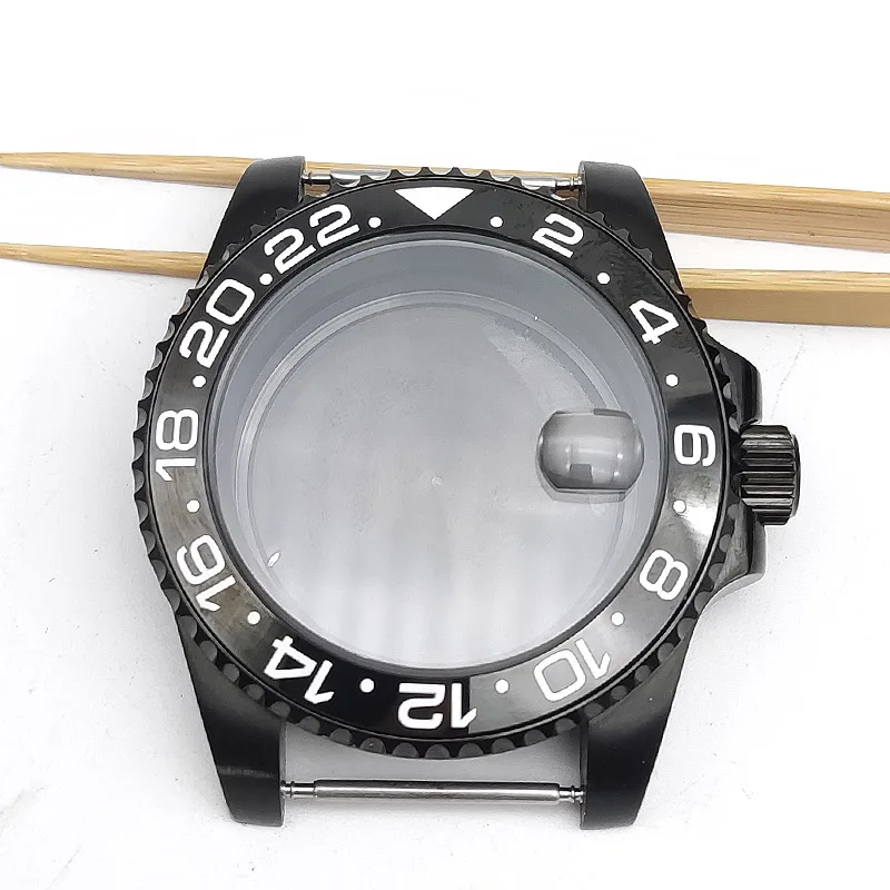 40 mm prípade pánske hodinky Dátum Sapphire Crystal Nehrdzavejúcej Ocele nh35 nh36 pohyb nepremokavé Obrázok 1