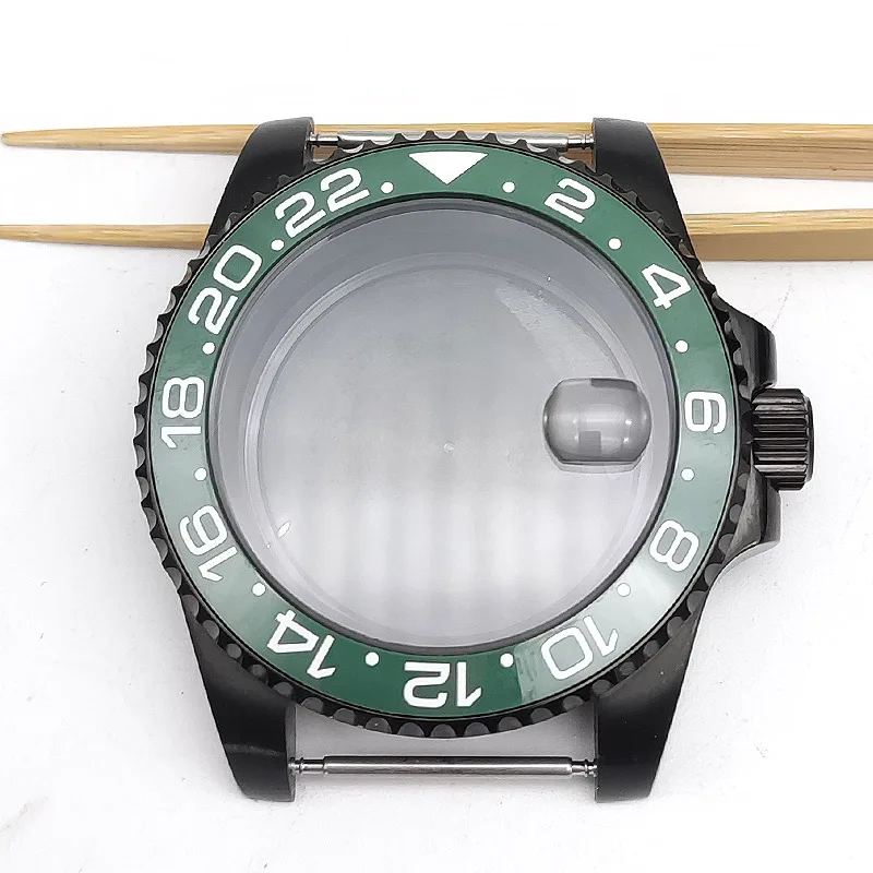 40 mm prípade pánske hodinky Dátum Sapphire Crystal Nehrdzavejúcej Ocele nh35 nh36 pohyb nepremokavé Obrázok 2