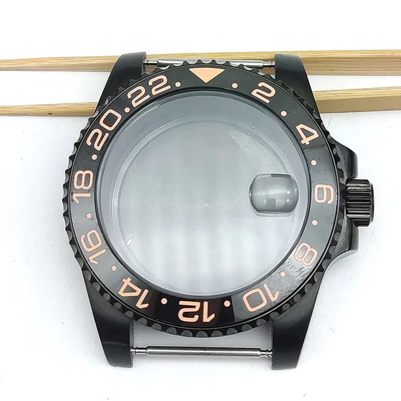 40 mm prípade pánske hodinky Dátum Sapphire Crystal Nehrdzavejúcej Ocele nh35 nh36 pohyb nepremokavé Obrázok 4
